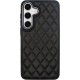 Vivid Diamond Shape PU Leather Case Samsung Galaxy S24+ Black