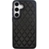 Vivid Diamond Shape PU Leather Case Samsung Galaxy S24+ Black