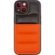 Vivid Puffer Back Cover Apple iPhone 15 Orange/Black