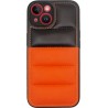 Vivid Puffer Back Cover Apple iPhone 15 Orange/Black
