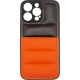 Vivid Puffer Back Cover Apple iPhone 15 Pro Max Orange/Black
