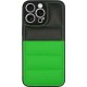 Vivid Puffer Back Cover Apple iPhone 15 Pro Max Green/Black