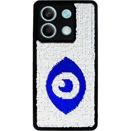 Vivid Sequin Case Redmi Note 13 5G Silver/Blue