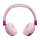 JBL Junior 320BT On-Ear Bluetooth Kids Headphones Purple Pink