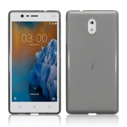 Terrapin Ημιδιάφανη Θήκη Σιλικόνης Nokia 3 - Smoke Black