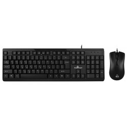 POWERTECH set ποντίκι & πληκτρολόγιο PT-1068, ενσύρματο, 1000DPI, μαύρο