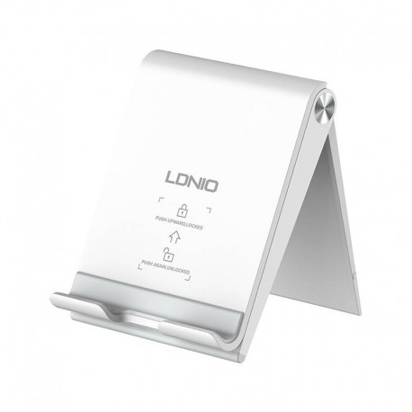 LDNIO βάση smartphone MG07, foldable, 4.7-7.2", λευκή