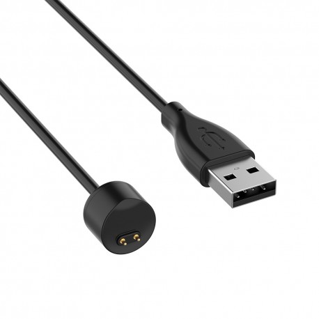 Techsuit Charging Cable (TXC1) - for Xiaomi Mi Band 5/6/7, USB, 3.5W, 1m - Black