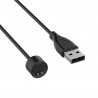 Techsuit Charging Cable (TXC1) - for Xiaomi Mi Band 5/6/7, USB, 3.5W, 1m - Black