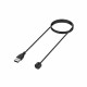 Techsuit Charging Cable (TXC1) - for Xiaomi Mi Band 5/6/7, USB, 3.5W, 1m - Black