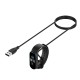 Techsuit Charging Cable (TXC1) - for Xiaomi Mi Band 5/6/7, USB, 3.5W, 1m - Black