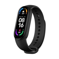 Techsuit Watchband (W013) - Xiaomi Mi Band 5 / 5 NFC / 6 / 6 NFC / 7 - Black