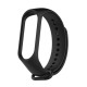 Techsuit Watchband (W013) - Xiaomi Mi Band 5 / 5 NFC / 6 / 6 NFC / 7 - Black