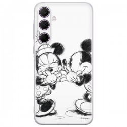 Disney Case Samsung Galaxy A35 5G Mickey and Minnie Full Print Secret White