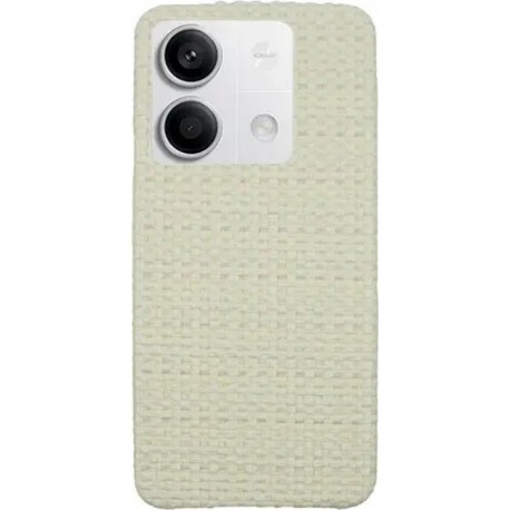 Vivid Woven Pattern Case Redmi Note 13 Pro/Poco X6 5G Beige