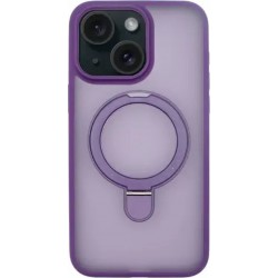 Vivid Magsafe Ring Stand PC Case Apple iPhone 15 Purple