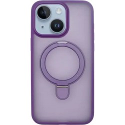 Vivid Magsafe Ring Stand PC Case Apple iPhone 15 Plus Purple