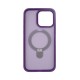 Vivid Magsafe Ring Stand PC Case Apple iPhone 15 Pro Max Purple
