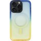 Vivid Magsafe Silicone Case Apple iPhone 15 Pro Blue/Orange