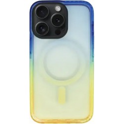 Vivid Magsafe Silicone Case Apple iPhone 15 Pro Blue/Orange