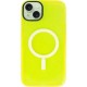 Vivid Magsafe Silicone Case Apple iPhone 15 Plus Yellow