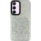 Vivid Glitter Shine Case Samsung Galaxy A35 5G Silver