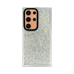 Vivid Glitter Shine Case Samsung Galaxy S24 Ultra Silver