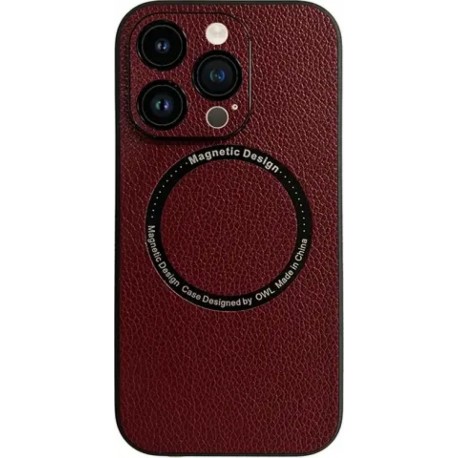Vivid Magsafe Leather Case Apple iPhone 13 Pro Max Purple