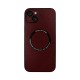 Vivid Magsafe Leather Case Apple iPhone 15 Plus Purple