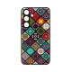 Vivid Ethnic Style Case Samsung Galaxy S24+ Red