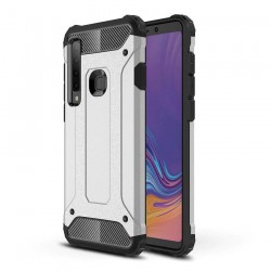 OEM Hybrid Armor Case Tough Rugged Samsung Galaxy A9 2018 - Silver
