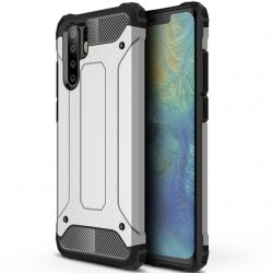OEM Hybrid Armor Case Tough Rugged Huawei P30 Pro - Silver