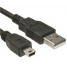 POWERTECH Καλώδιο USB 2.0 σε USB Mini, 1.5m, Black (CAB-U025)