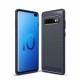 OEM Carbon Case Cover Flexible Samsung Galaxy S10 Plus - Blue