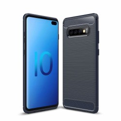 OEM Carbon Case Cover Flexible Samsung Galaxy S10 Plus - Blue