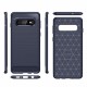 OEM Carbon Case Cover Flexible Samsung Galaxy S10 Plus - Blue