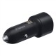 Samsung Dual Fast Charge Car Charger 15W -Black (EP-L1100NBEGWW)