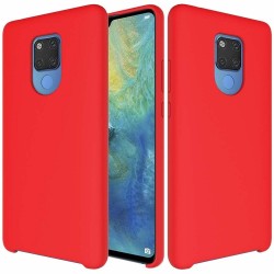OEM Silicone Case Soft Flexible Rubber Cover Huawei Mate 20 - Red