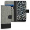 KW Wallet Case Huawei Y6 Prime 2019 - Grey / Black (48126.01)