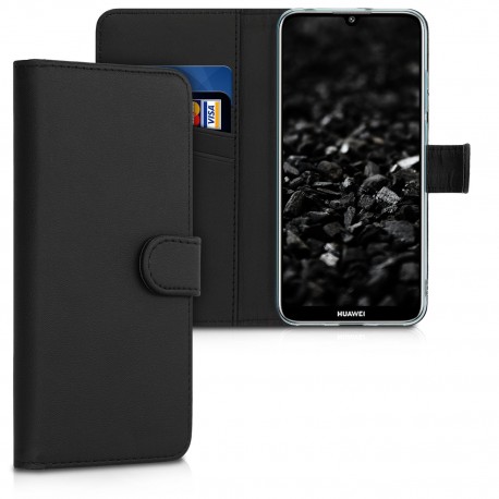 KW PU Leather Wallet Case Huawei Y6 Prime 2019 - Black (48125.01)
