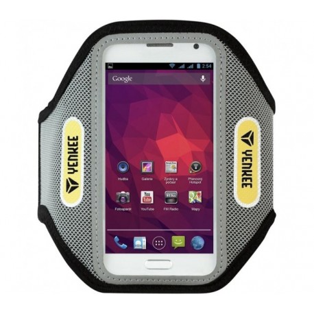 YBM A505XL Yenkee Armband Case Univ. up to 5.5'' Silver