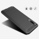 OEM Carbon Case Flexible Cover Case Samsung Galaxy A70 - Black