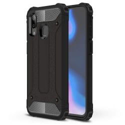 OEM Hybrid Armor Case Tough Rugged Samsung Galaxy A40 - Black