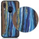KW Wooden Case Samsung Galaxy A40 - Watercolor Waves walnut (48552.02)
