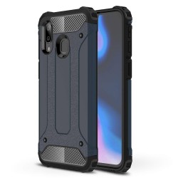 OEM Hybrid Armor Case Tough Rugged Samsung Galaxy A40 - Blue