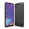 OEM Carbon Case Flexible Cover Samsung Galaxy A10 - Black