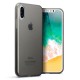 Terrapin Ημιδιάφανη Θήκη Σιλικόνης iPhone X/Xs - Smoke Black (118-125-003)