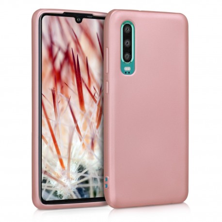 KW TPU Silicone Case Huawei P30 - Metallic Rose Gold (47411.31)