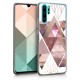 KW TPU Silicone Case Huawei P30 Pro - IMD Design  Light Pink / Rose Gold / White (47422.01)