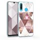 KW TPU Silicone Case Huawei P30 Lite - IMD Design Light Pink / Rose Gold / White (47501.02)